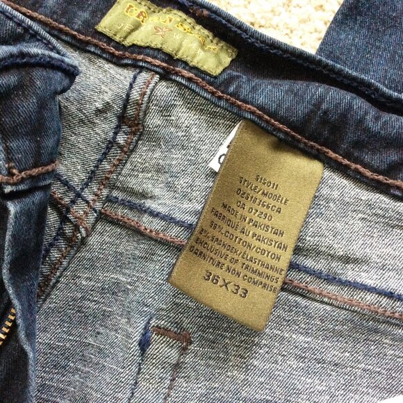 URBAN STAR Blue Jeans 36 x 33, Lot of 2 - Picture 3 of 7